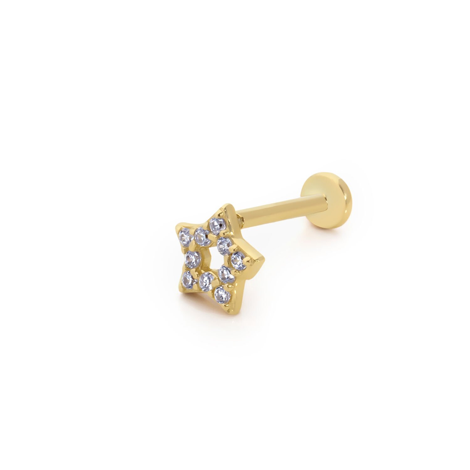 Taşlı Yıldız Piercing