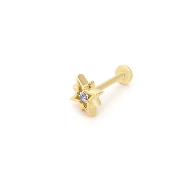 Taşlı Yıldız Piercing