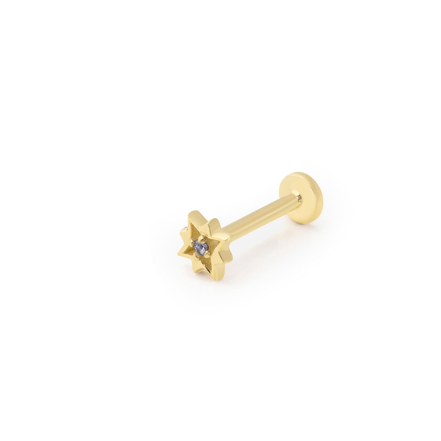Taşlı Yıldız Piercing (S)