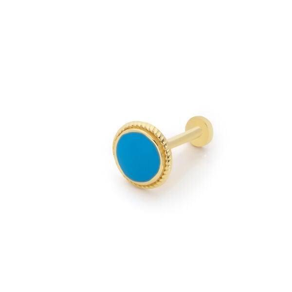 Mavi Nokta Piercing (B)
