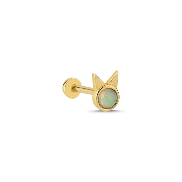 Kedi Kulağı Figürlü Piercing