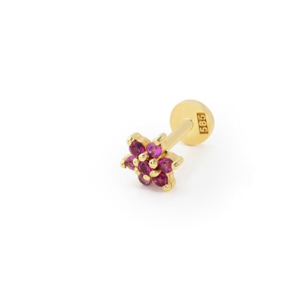 Mor Çiçek Piercing