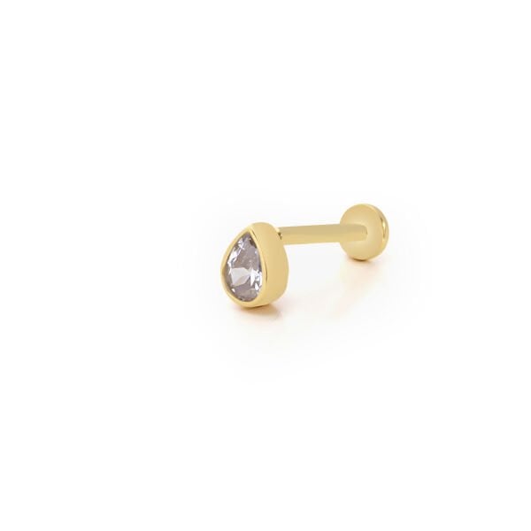 Taşlı Damla Piercing