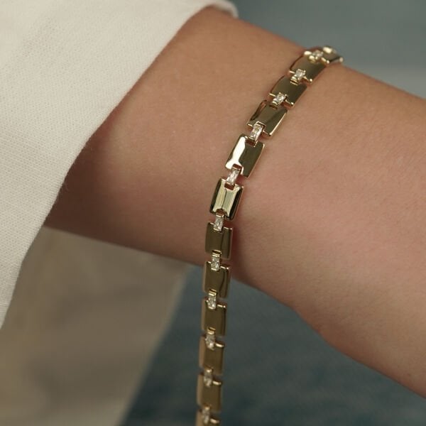 Taşlı Brick Bileklik